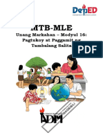 MTB2 - Q1 - Mod16 - Pagtukoy at Paggamit NG Tambalang Salita - FINAL07282020