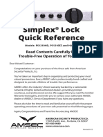 AMSEC Simplex-Lock-QuickStart