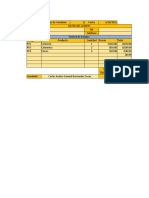 Tabla de Excel Formulas