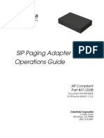 Cyberdata Sip Paging Adapter 011233b 021508a