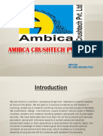 Amibca Crushtech Pvt. LTD.: Director Mr. Urmit Hirubhai Patel