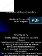 Non-Mendelian Genetics Final