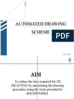 Automated 2D Drawing Using SOLIDWORKS