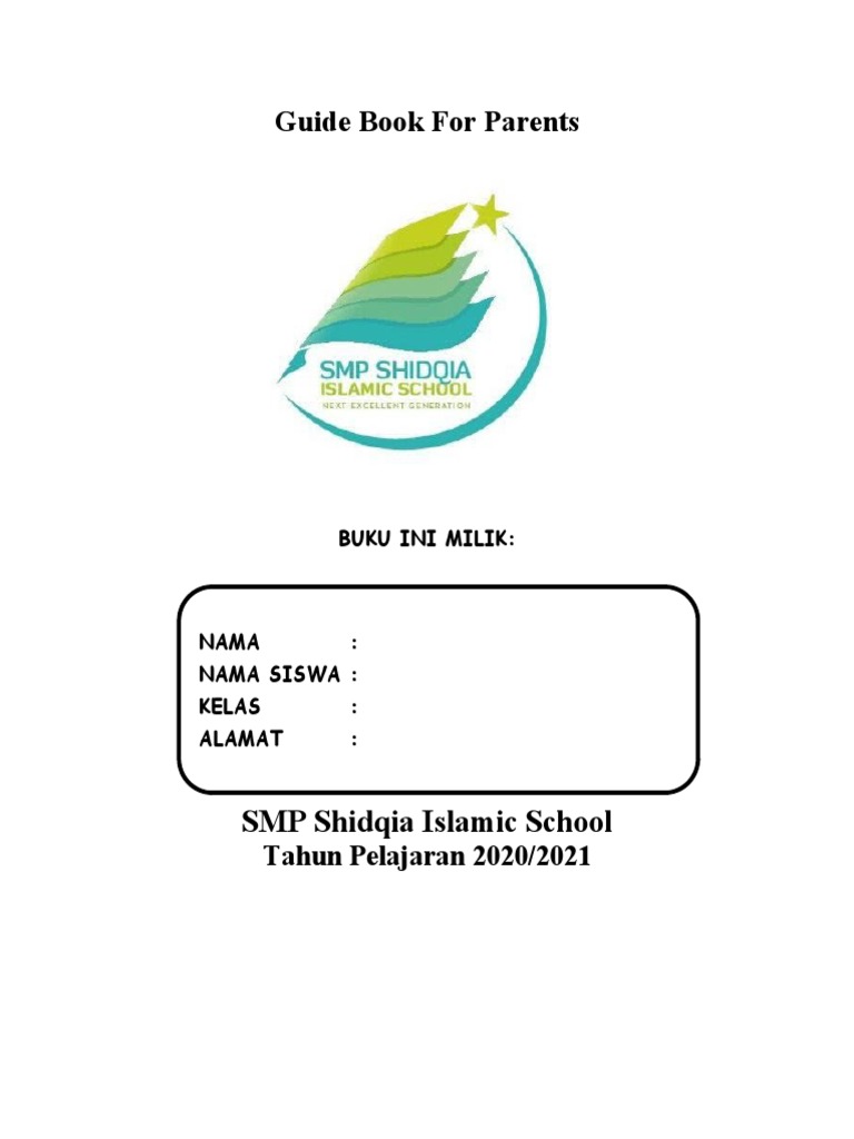 Panduan Orang Tua SMP Shidqia 2020/2021 | PDF