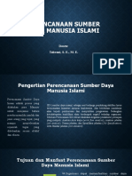 Perencanaan SDM Islami