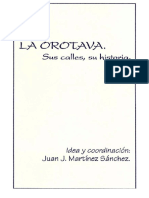Martinez Sanchez Juan Jose - La Orotava - Sus Calles Su Historia