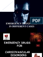 Emergency Drugs Used in Different Cases