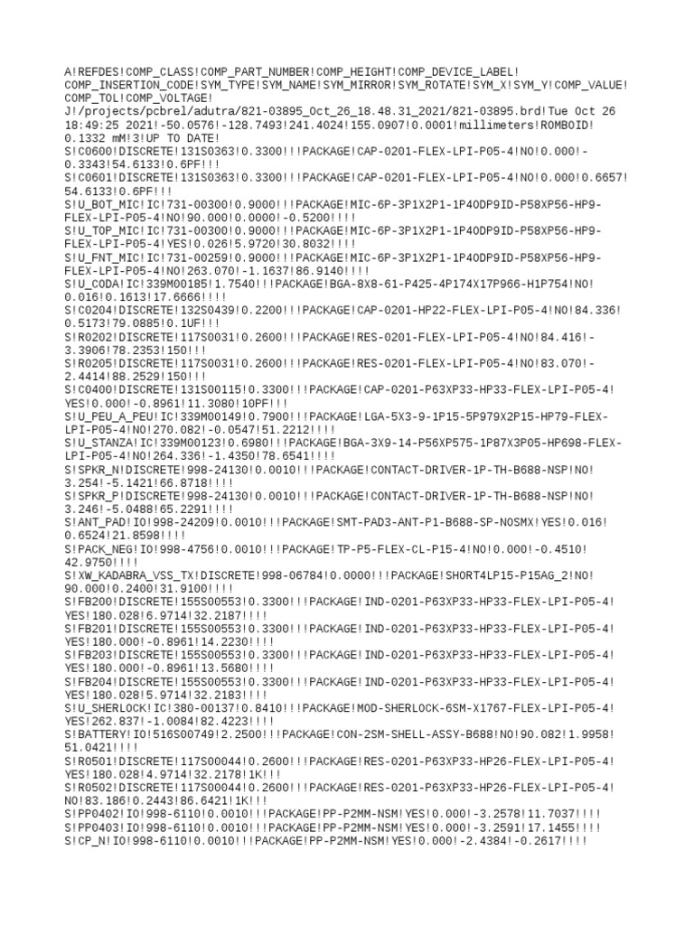 Fabmaster Component Specifications | PDF