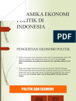 Pertemuan 9-10 Dinamika Ekonomi Politik Di Indonesia