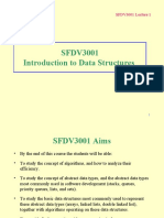 SFDV3001 Introduction To Data Structures