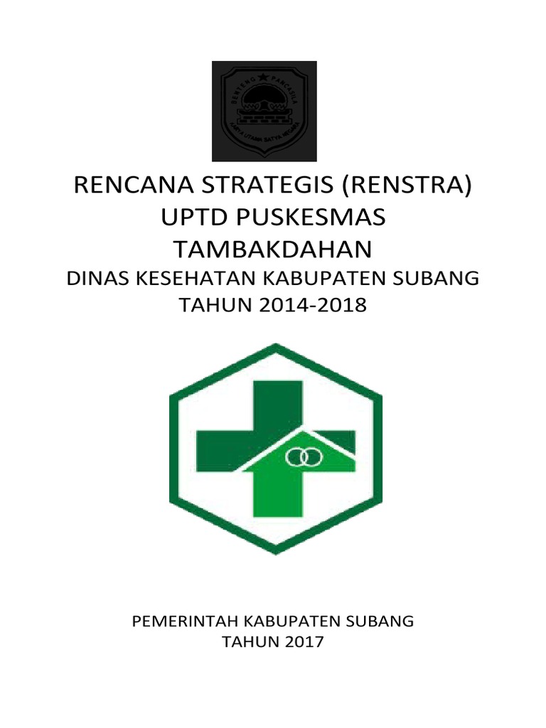 Cover Rencana Renstra Review | PDF