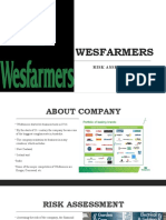 Wesfarmers: Risk Assessment