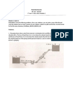 Fluid Machinery - Quiz #3