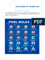 Rules in The Pool