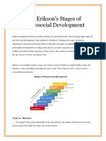 Erik Erikson's Stages of Psychosocial Development: Trust vs. Mistrust