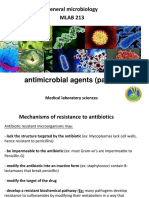 Antimicrobial Agents (Part 2) : General Microbiology MLAB 213