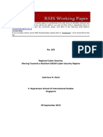 The RSIS Working Paper Series Presents Papers in A Preliminary Form and Serves To Stimulate Comment and