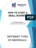 How To STRT A Small Business