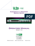 Hedd 192 Manual