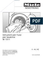Miele Novatronic 1511 Manual IT