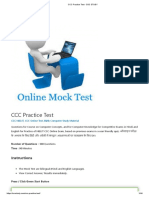 SSC Study: CCC Practice Test