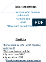 Elasticity - Demand