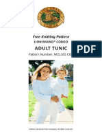 Adult Tunic: Free Knitting Pattern