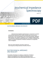 Electrochemical Impedance Spectroscopy: Week 6-7