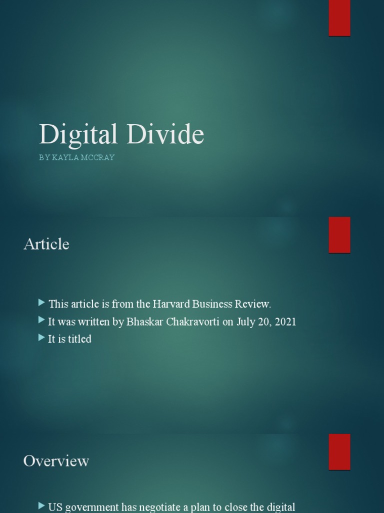 Digital Divide PDF