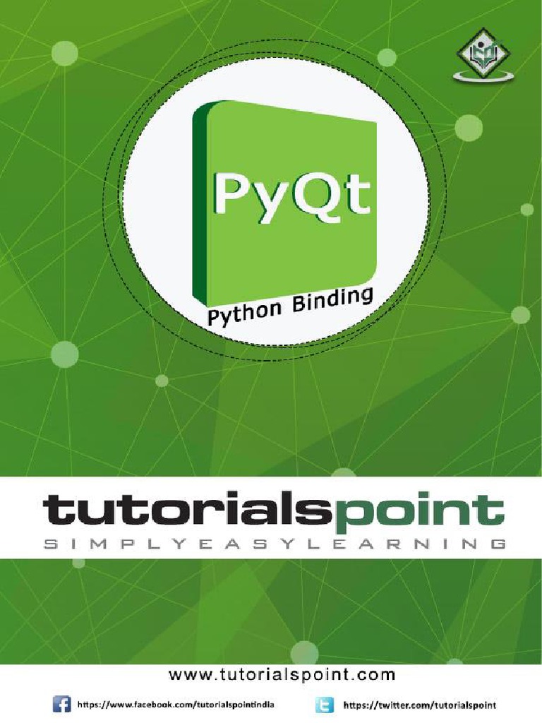 Pyqt5 Tutorial PDF Window Method Programming)