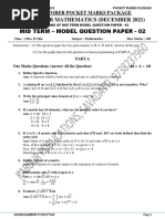 Maths Mid Term MQP2-Solution