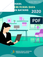 Analisis Hasil Survei Kebutuhan Data Kabupaten Batang 2020