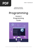 02 - Programming Cycle