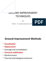 Ground Improvement Techniques: BY Prof: P.Saravanan (PHD)