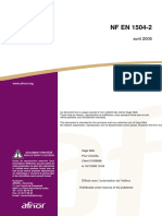 NF en 1504-2 Produit Pour Réparation de Structure en Béton