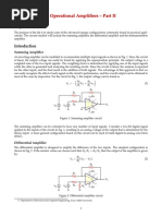 ECEN 325 Lab 4: Operational Amplifiers - Part II