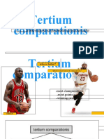 Tertium Comparationis: The Third Part of The Comparison, The Quality That Two Things Have in Common