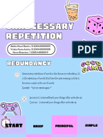 Group 9 Grammar - Unnecessary Repetition