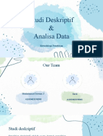 Studi deskriptif & analisa data metodologi