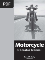 Motorcycle Motorcycle Motorcycle Motorcycle Motorcycle: Operator Manual