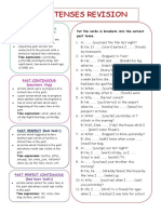 Past Tenses Revision Grammar Drills - 139570