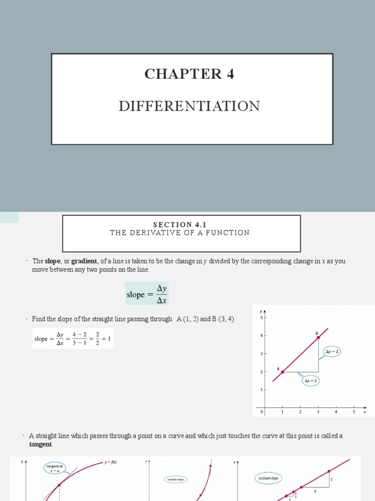 Understanding Differentiation and Marginal Functions | PDF | Maxima And ...
