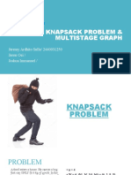 Knapsack Problem & Multistage Graph: Jeremy Ardhito Sulle/ 2440031250 Jason Oei / Joshua Immanuel