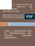 Módulo 1.5. Tema 5. Rehabilitación en Enfermedades Del Sistema Nervioso Periférico y Reahabilitación en Afecciones Ortopedicas y Traumatologicas.