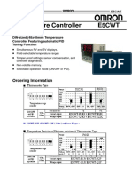 Temperature Controller E5Cwt: Ordering Information