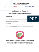 Laboratory Record: Iksha ' Nusandhan