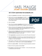 Key Story Questions For Screenplays: Emotional Need (Which The Hero Won't Admit or Is Unaware of - Usually