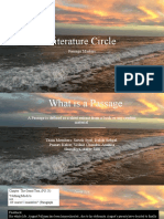 Literature Circle: Passage Masters