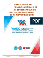 WAKO Europeam Championship, Montenegro 2021, J&C