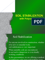 Soil Stabilization: With Polyurethane